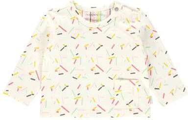 noppies  Overhemd met lange mouwen Palatine Blanc de Blanc de Blanc Wit Gr.86 Meisjes