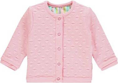 Noppies ! Meisjes Vest Maat 68 Roze Katoen/polyester/elasthan