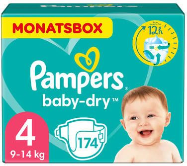 Pampers Baby Dry Gr. 4 Maxi(7 18 kg)Maandvoordeelbox 174 stuks