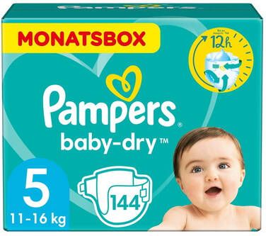 Pampers Baby Dry Gr. 5 Junior(11 25 kg)Maandbox 144 stuks