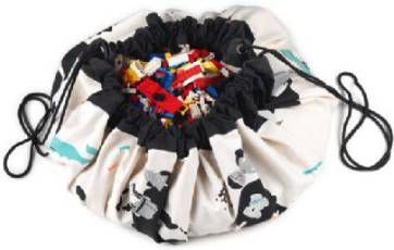 play&go® 2-in-1 Speelkleed & Opbergzak Wereldkaart