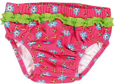 Playshoes Zwemluier Uv-werend Roze Met Bloemen Meisjes Maat 62/68