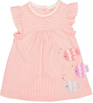 Staccato Tuniek neon papaja gestreept