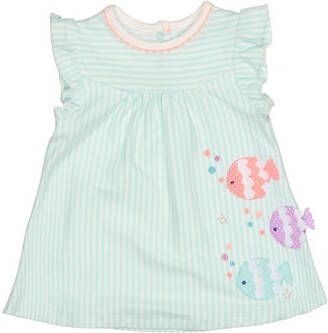 Staccato Tuniek turquoise gestreept