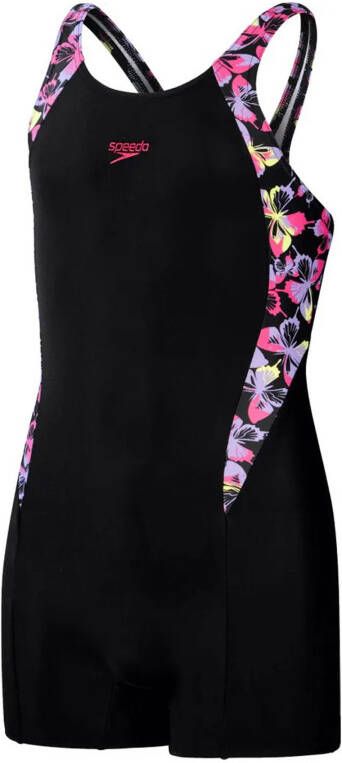 Speedo Printed Panel Legsuit Badpak Meisjes