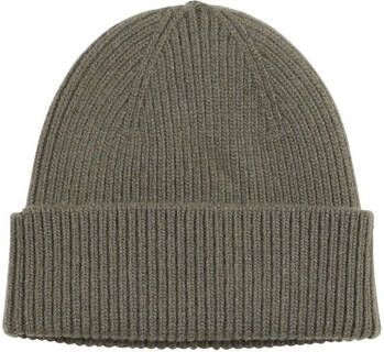 Colorful Standard Muts Bonnet en laine Merino dusty olive