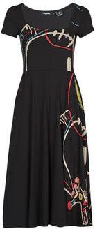 Desigual Casual kleedjes Zwart Dames