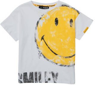 Desigual T shirt met printopdruk wit