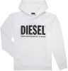 Diesel 00J4Pp 0Iajh Sdivision Logo Sweater Unisex Boys White online kopen