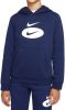 Nike Sportswear Hoodie voor jongens Midnight Navy/Cool Grey/Sail online kopen