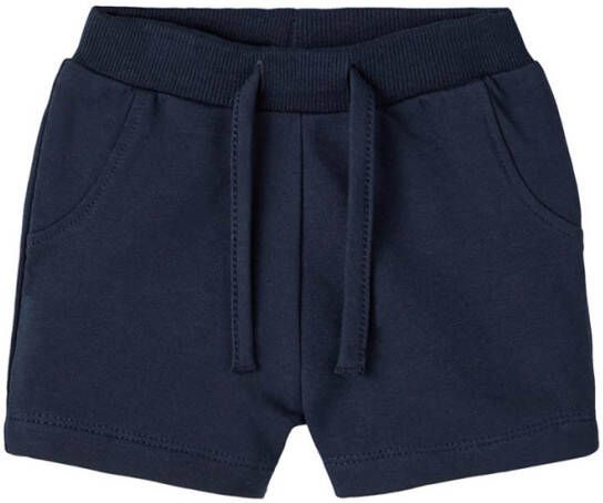 name it Babykleding Nbmfolmer Swe Shorts Unb Blauw