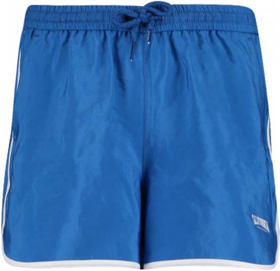 America Today Junior regular fit short Navy Jr met zijstreep kobaltblauw