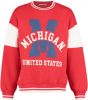 America Today Meisjes Sweater Michigan Rood online kopen