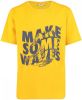 America Today Jongens T shirt Print Geel online kopen
