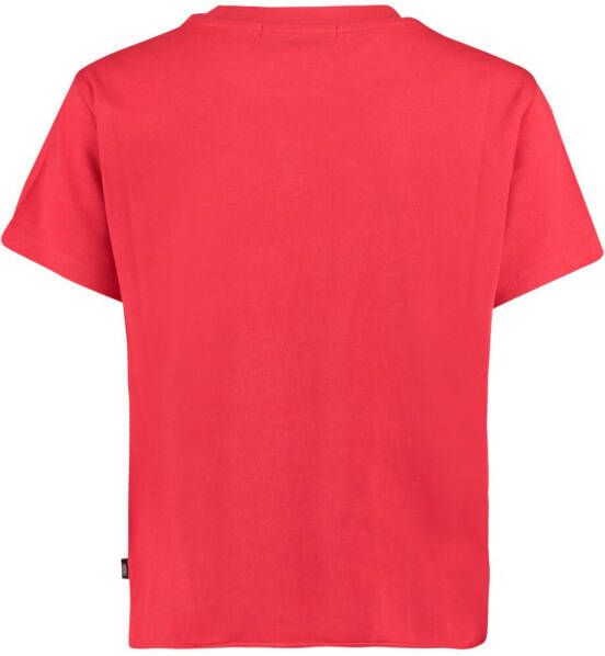 America Today Junior T shirt Elvy USA Jr met tekst rood/wit