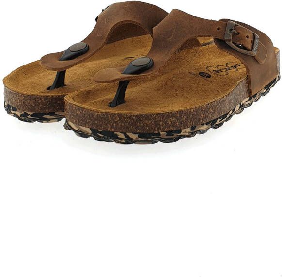 Develab Slipper Jongens Bruin