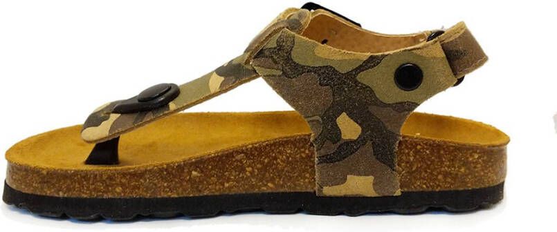 Develab nubuck sandalen camouflage