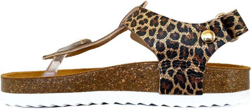 Develab 48192 359 Fantasy sandalen , Bruin, Dames