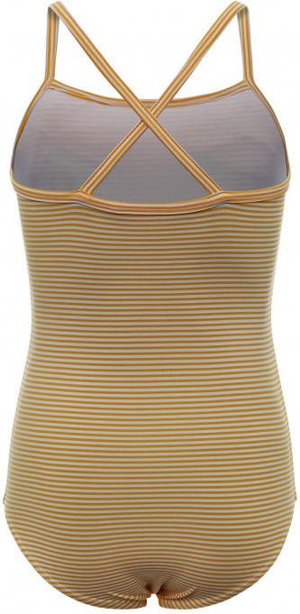 Looxs Revolution Badpak met een fijn streepje voor meisjes in de kleur