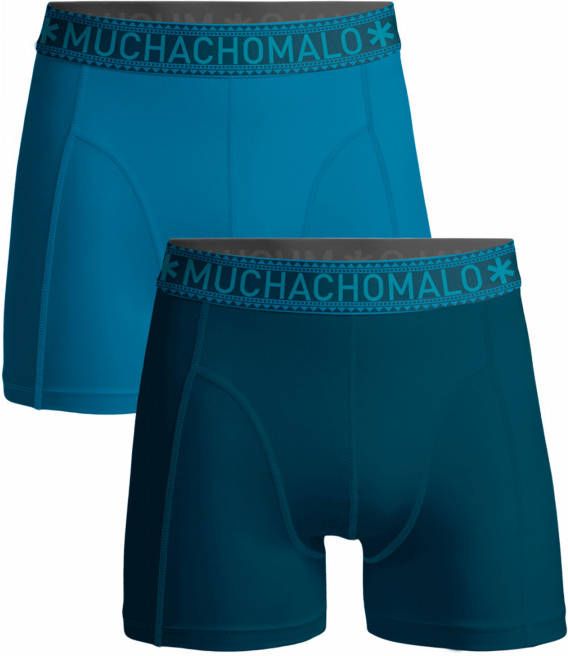 Muchachomalo Jongens 2 pack boxershorts Effen