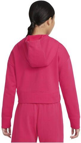 Nike Air Korte hoodie van sweatstof voor meisjes Roze