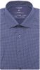 OLYMP Luxor 24/Seven Dynamic Flex Modern Fit Jersey shirt marine, Stippen online kopen