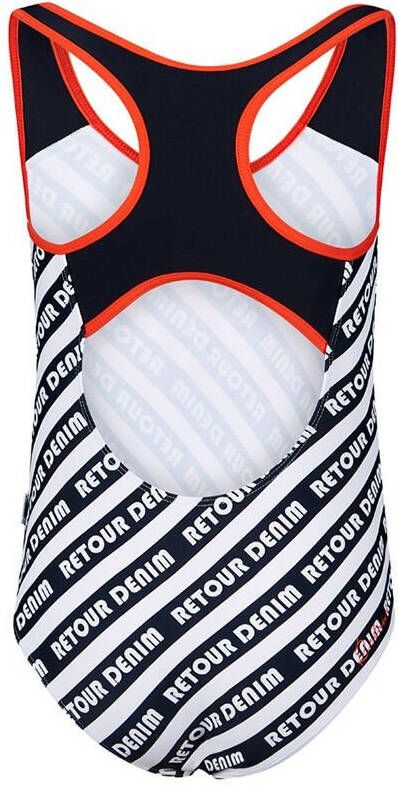 Retour Denim ! Meisjes Badpak Maat 104 Diverse Kleuren Polyamide/elasthan