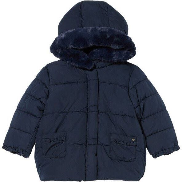 s.Oliver baby gewatteerde winterjas donkerblauw