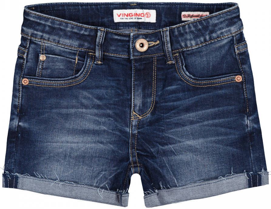 Vingino jeans short Diona black vintage