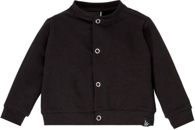 Babystyling baby vest met biologisch katoen zwart