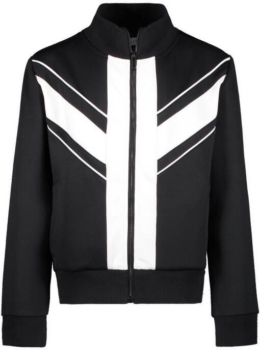 Cars gestreept sweatvest Didem zwart/wit