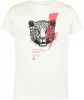 CoolCat Junior T shirt Eluna CG met printopdruk crème/zwart/rood online kopen