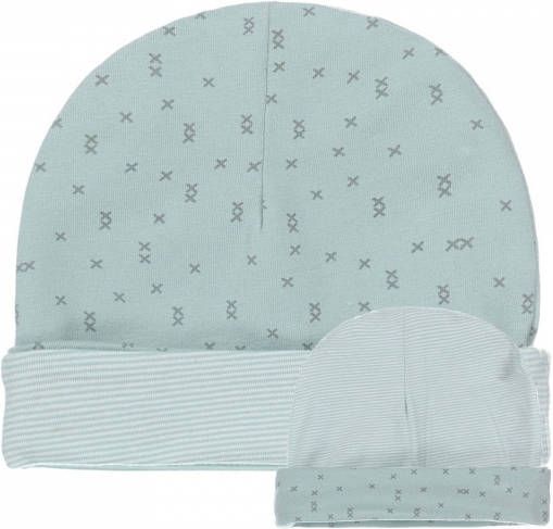 Dirkje ! Unisex Muts -- Mint Katoen/elasthan