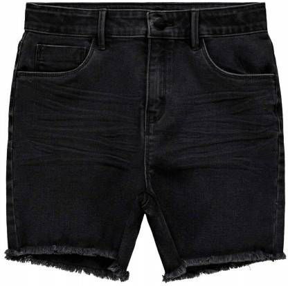 LMTD ! Meisjes Korte Broek Maat 152 Zwart Jeans