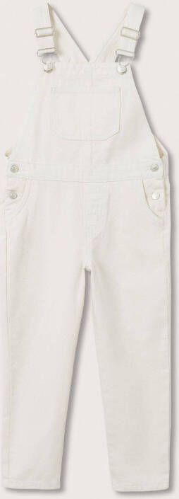 Mango Ariadna straight leg tuinbroek van denim