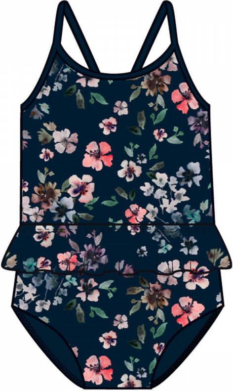 NAME IT MINI badpak NMFZANNA met ruches zwart