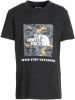 The North Face T shirt Box met printopdruk zwart/goud online kopen