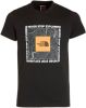 The North Face T shirt Box met printopdruk zwart/oranje online kopen