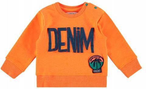 Vingino Baby truien online kopen? Vergelijk op Vingino sweater Nash mini met tekst en 3D applicatie neon